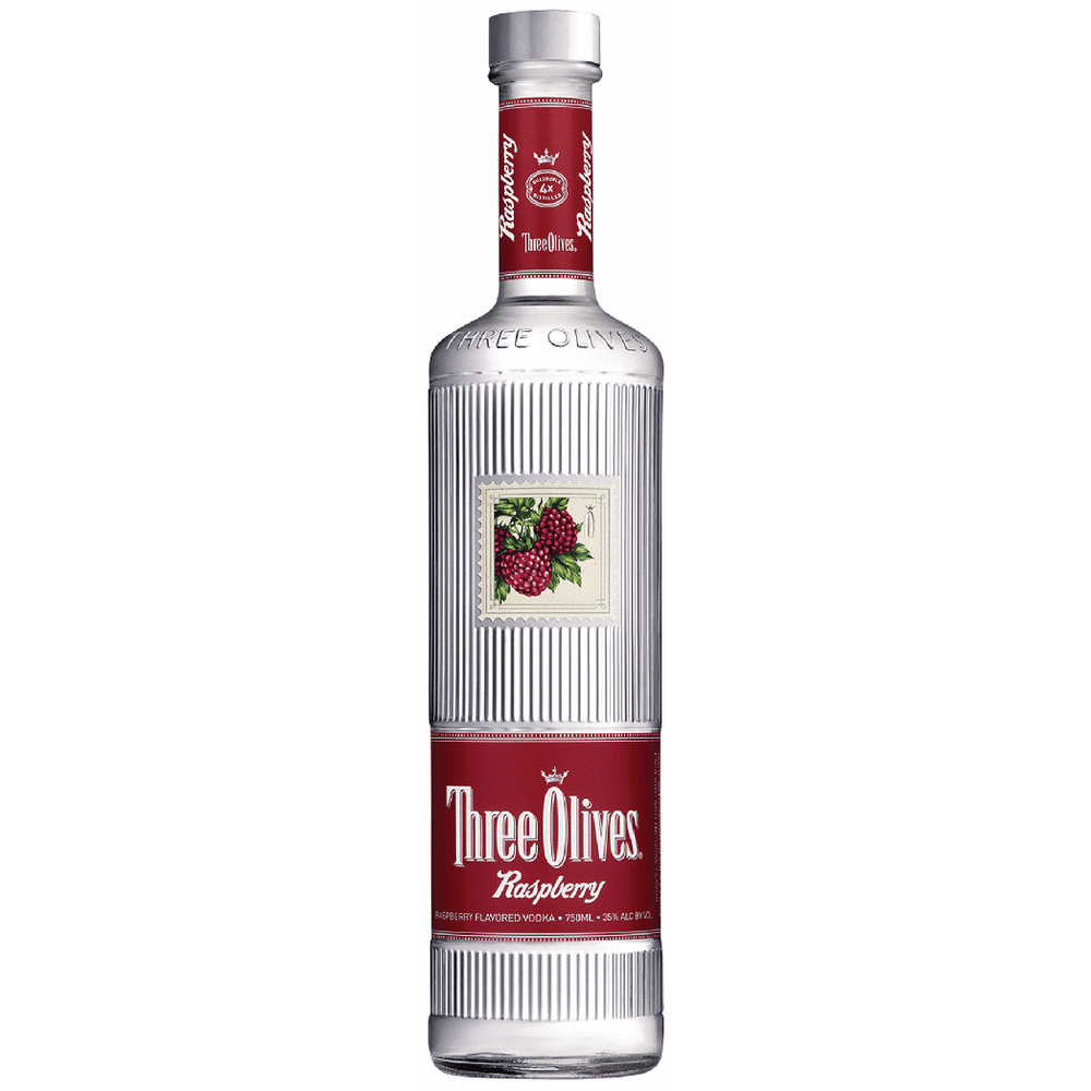 Three Olives Raspberry Vodka 750ml