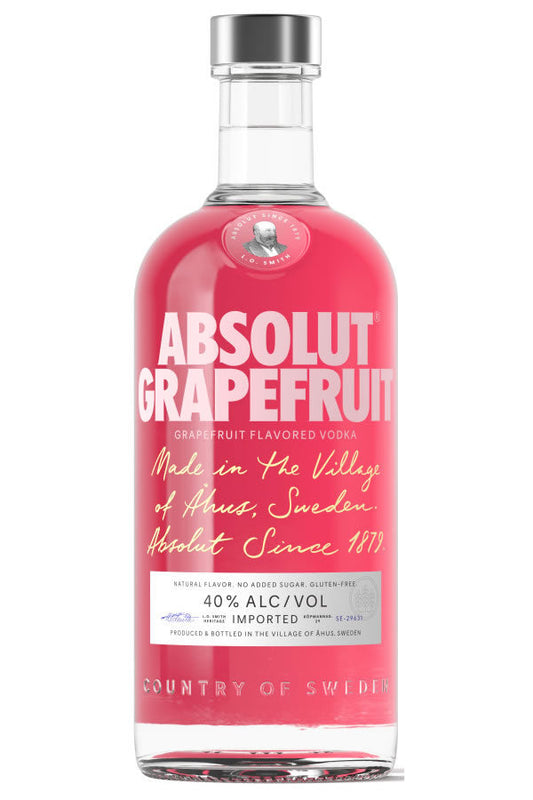 Absolut Grapefruit Vodka 750ml bottle