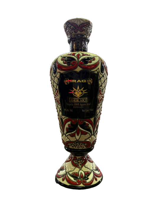 Amor Mio Reposado Ceramic Tequila FIFA World Cup Iraq Edition