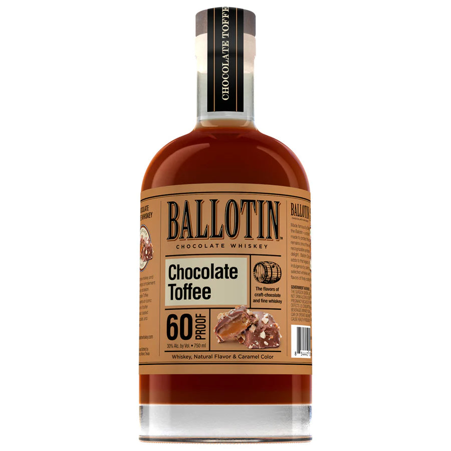 Ballotin Chocolate Toffee Whiskey 750ml bottle