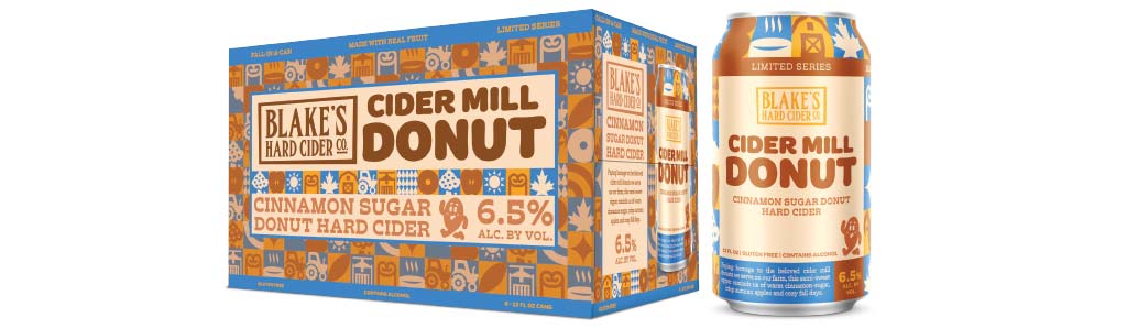 Blakes Cider Mill Donut Cider