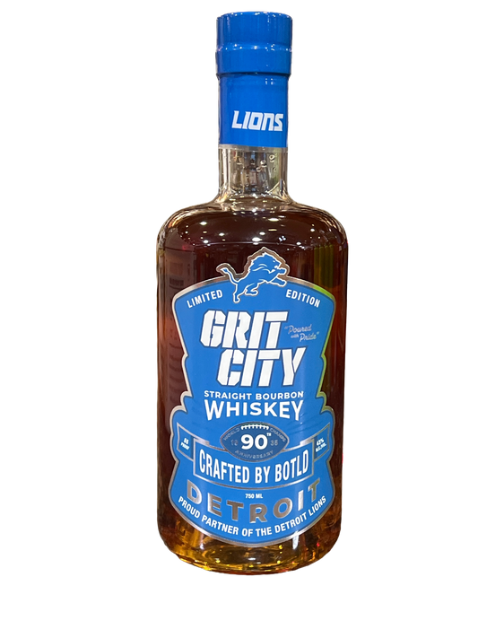 Grit City Detroit Lions Edition Straight Bourbon Whiskey