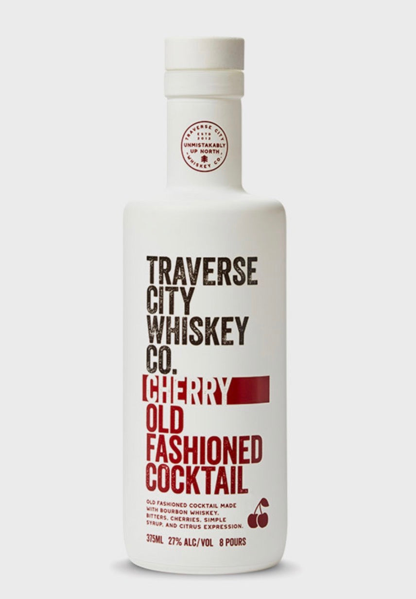 Traverse City Whiskey Cherry Old Fashioned Cocktail