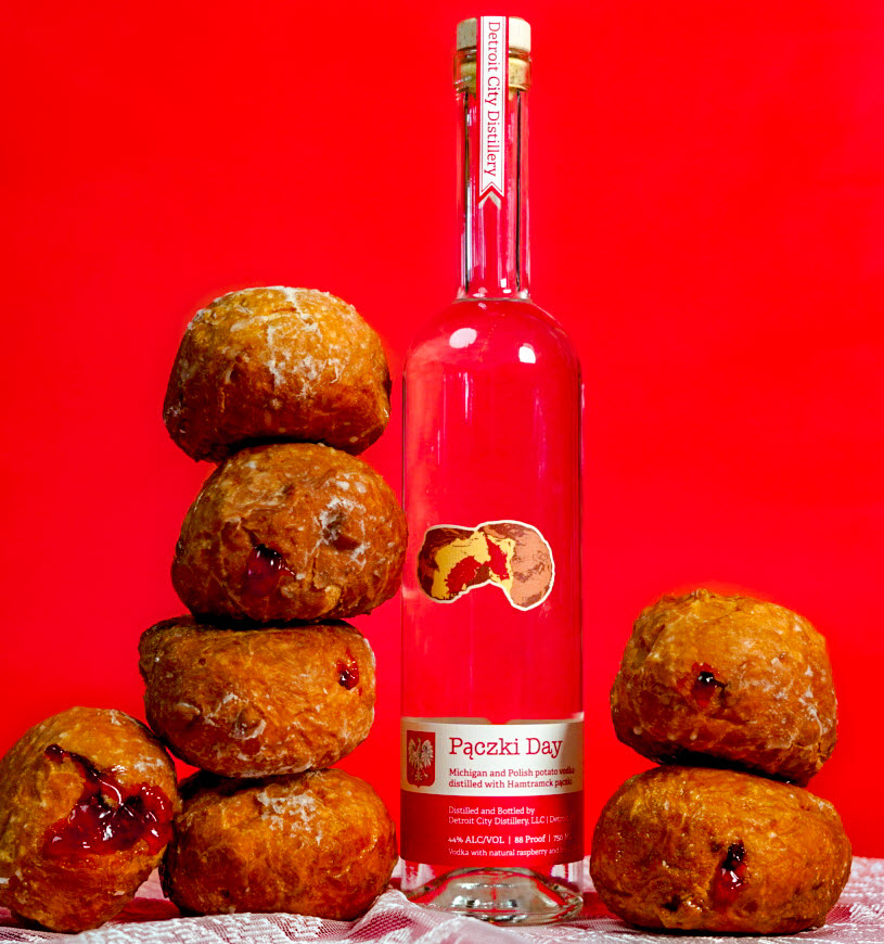 Detroit City Distillery Paczki Day Vodka 750ml bottle
