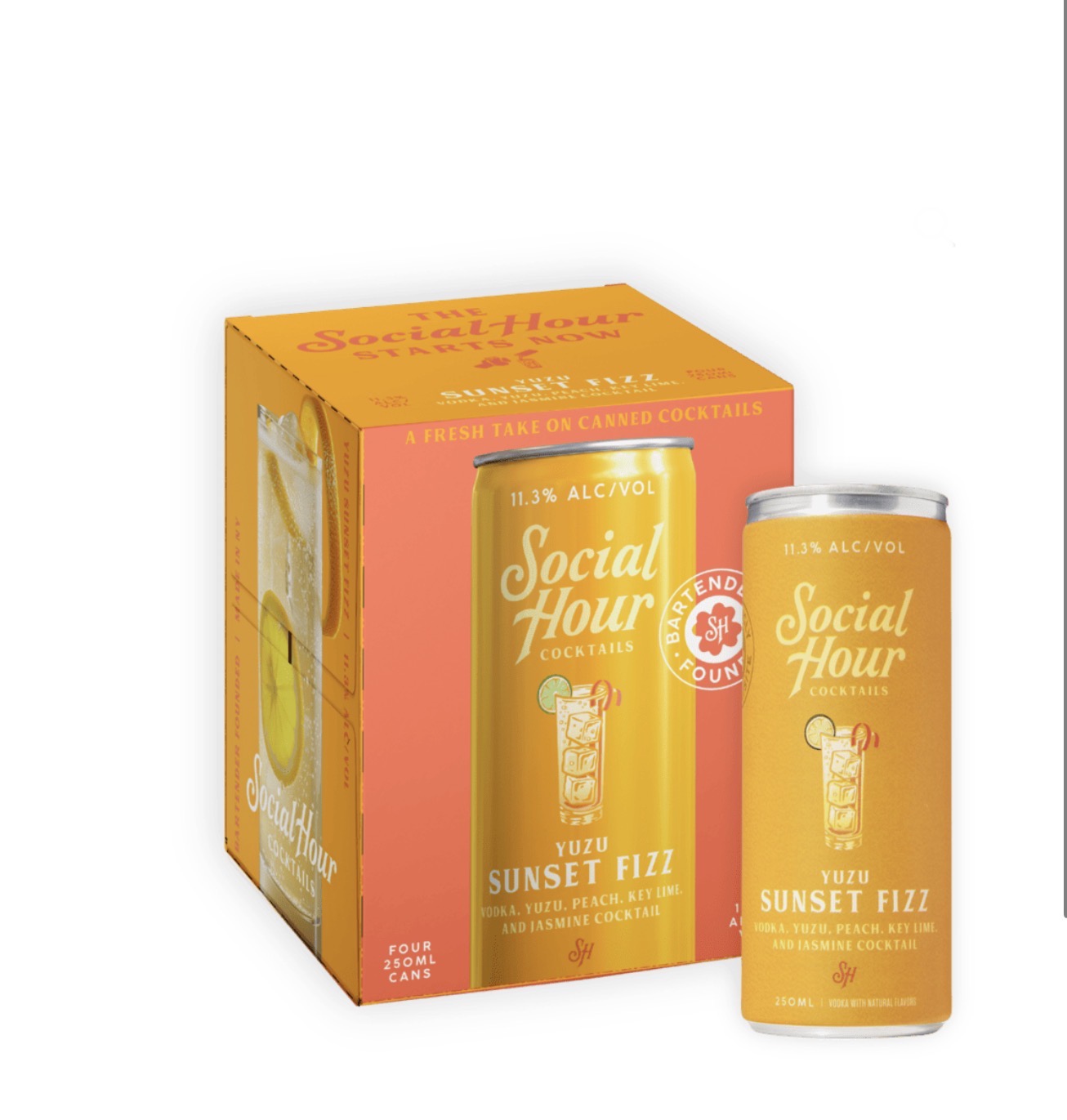 The Social Hour Yuzu Sunset Fizz