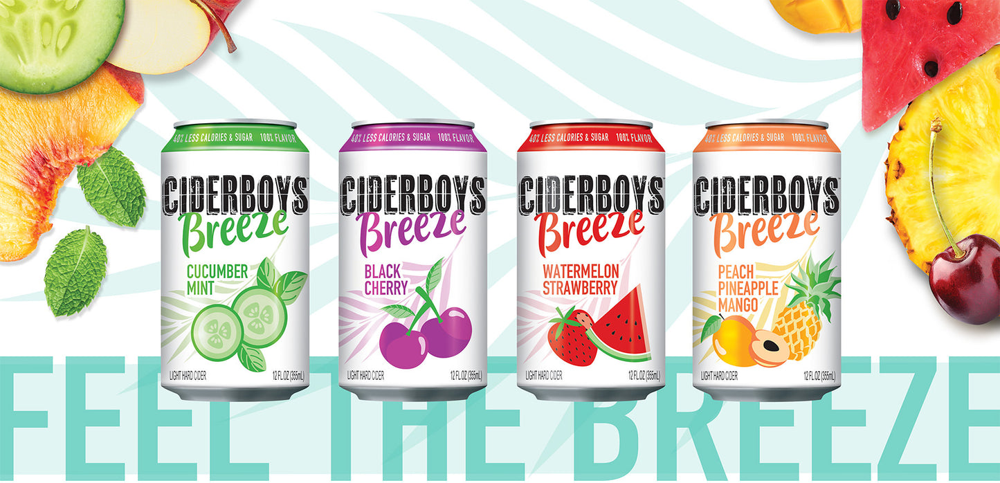 Ciderboys Breeze Variety Pack Light Hard Cider – Wine Palace