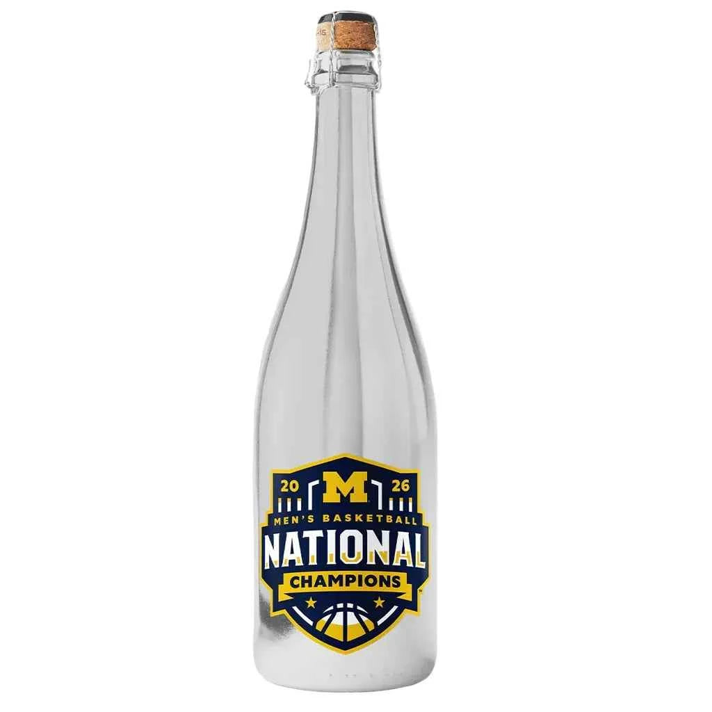 Manos Michigan 2026 Mens Basketball National Champions Silver Bubbly
