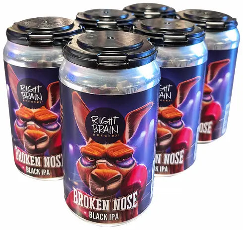 Right Brain Broken Nose Black IPA