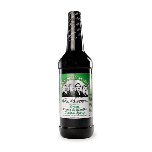 Fee Brothers Green Creme De Menthe Cordial Syrup