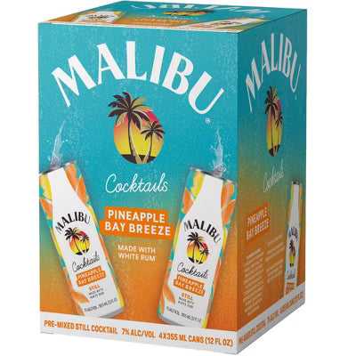 Malibu Beer Malibu Splash Pineapple Bay Breeze