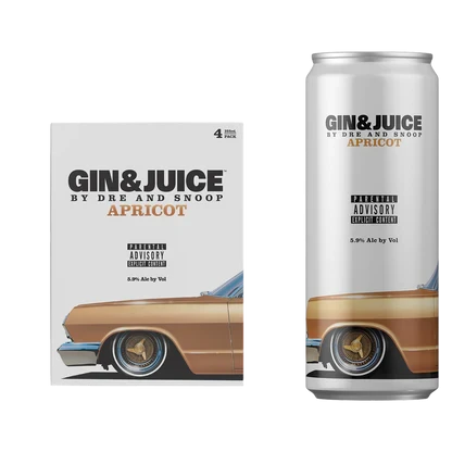 Gin & Juice Apricot Rtd 4 Pack
