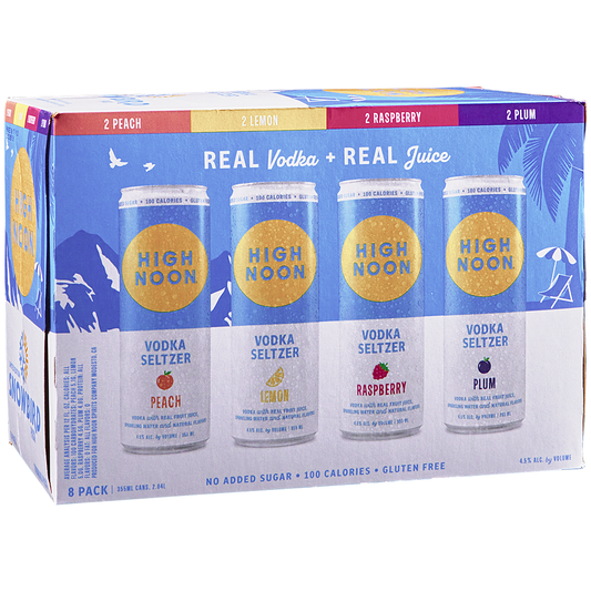 High Noon "Snowbird" Variety Pack Peach/Plum/Raspberry/Lemon