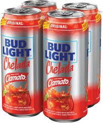 Bud Light Chelada The Original Made with Clamato Beer 4 Pack