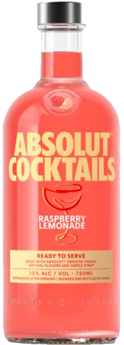 Absolut Cocktails Vodka Raspberry Lemonade