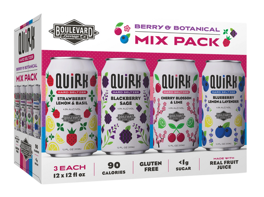 Boulevard Brew Co. Quirk Berry and Botanical Hard Seltzer