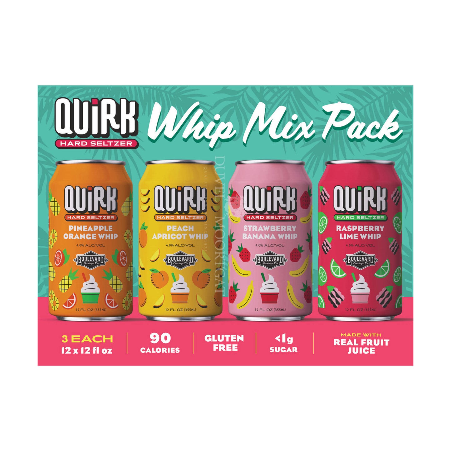 Boulevard Brew Co. Quirk Whip Mix Pack Hard Seltzer