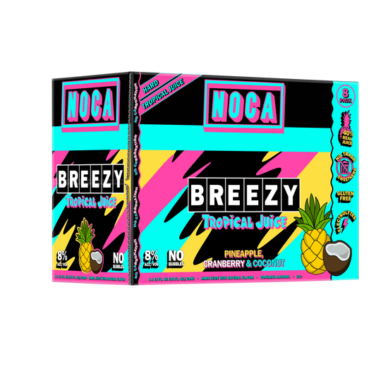 Noca Breezy Tropical Juice Pineapple, Cranberry, and Coconut 8%