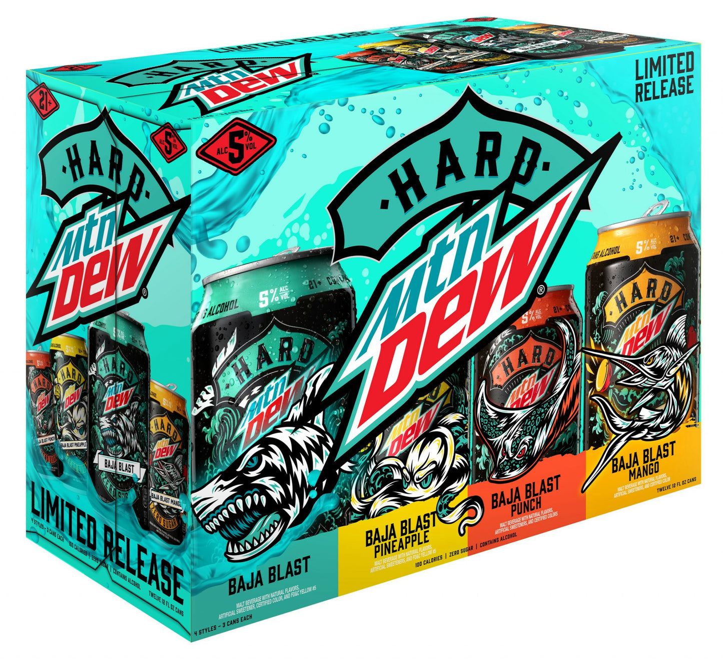 Hard Mtn Dew Baja Blast Pack