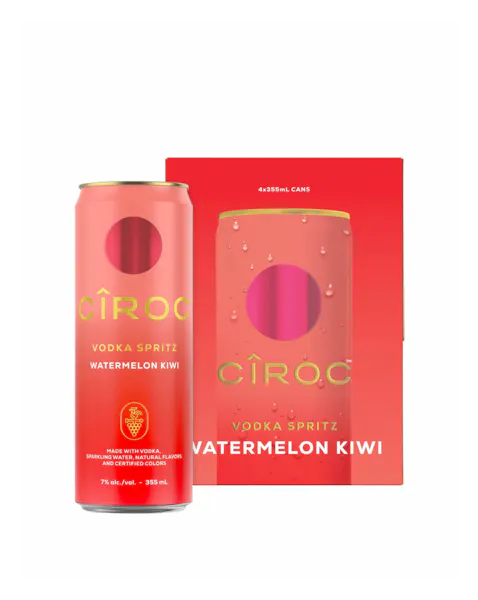 Ciroc Watermelon Kiwi Vodka Spritz 4 Pack