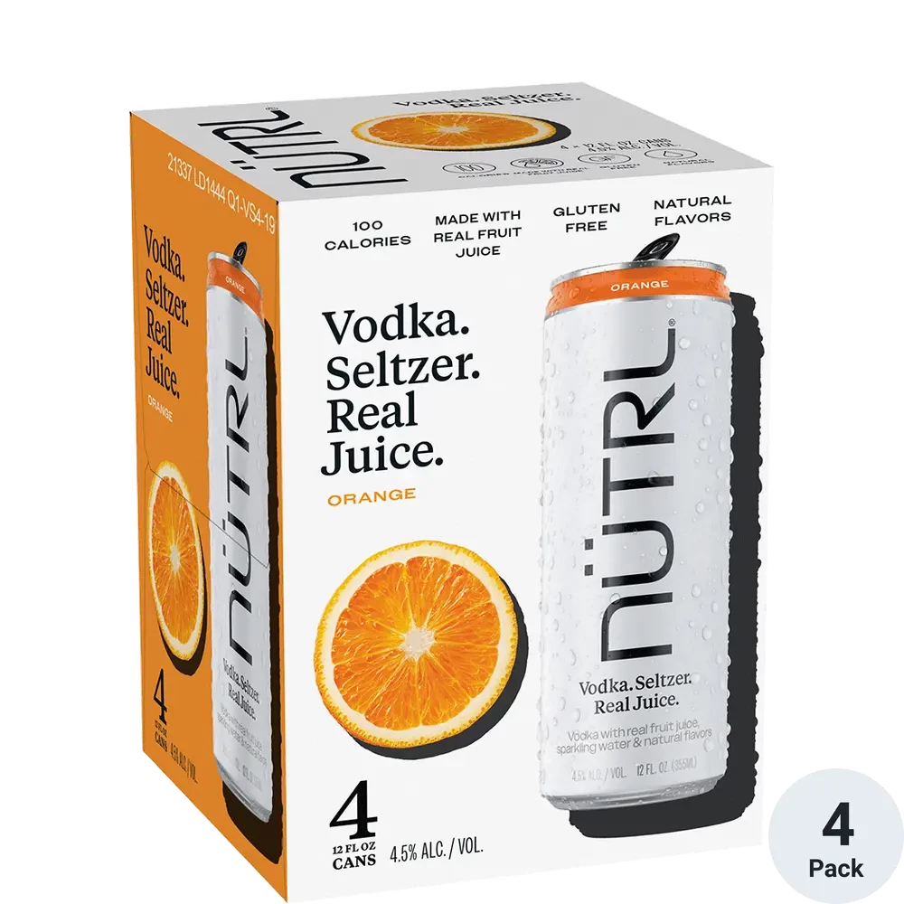 Nutrl Orange 4 Pack