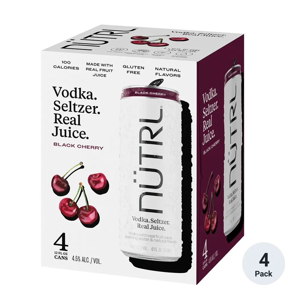 Nutrl Black Cherry 4 Pack