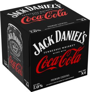 Jack Daniel’s Rtd Jack & Coke 4 Pack cans