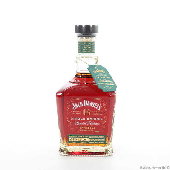 Jack Daniels Single Barrel Special Release Barrel Proof Rye 2020 Edition