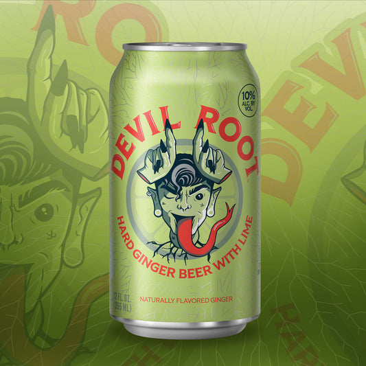 Devil Root Hard Ginger Beer with Lime 6 Pack