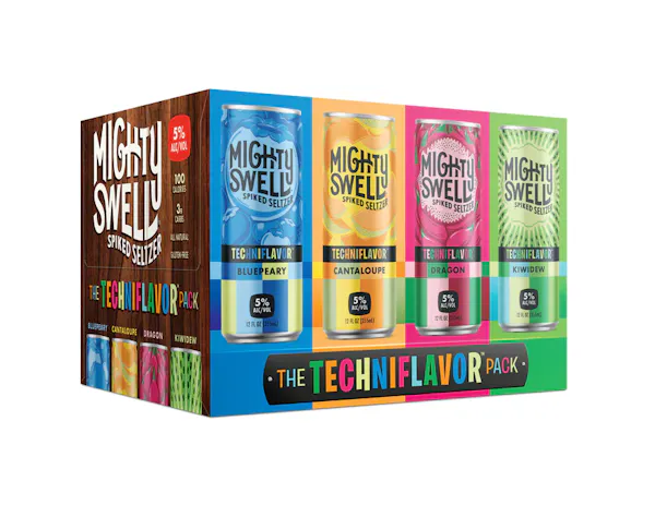 Mighty Swell Spiked Seltzer The Techniflavor 12 Pack