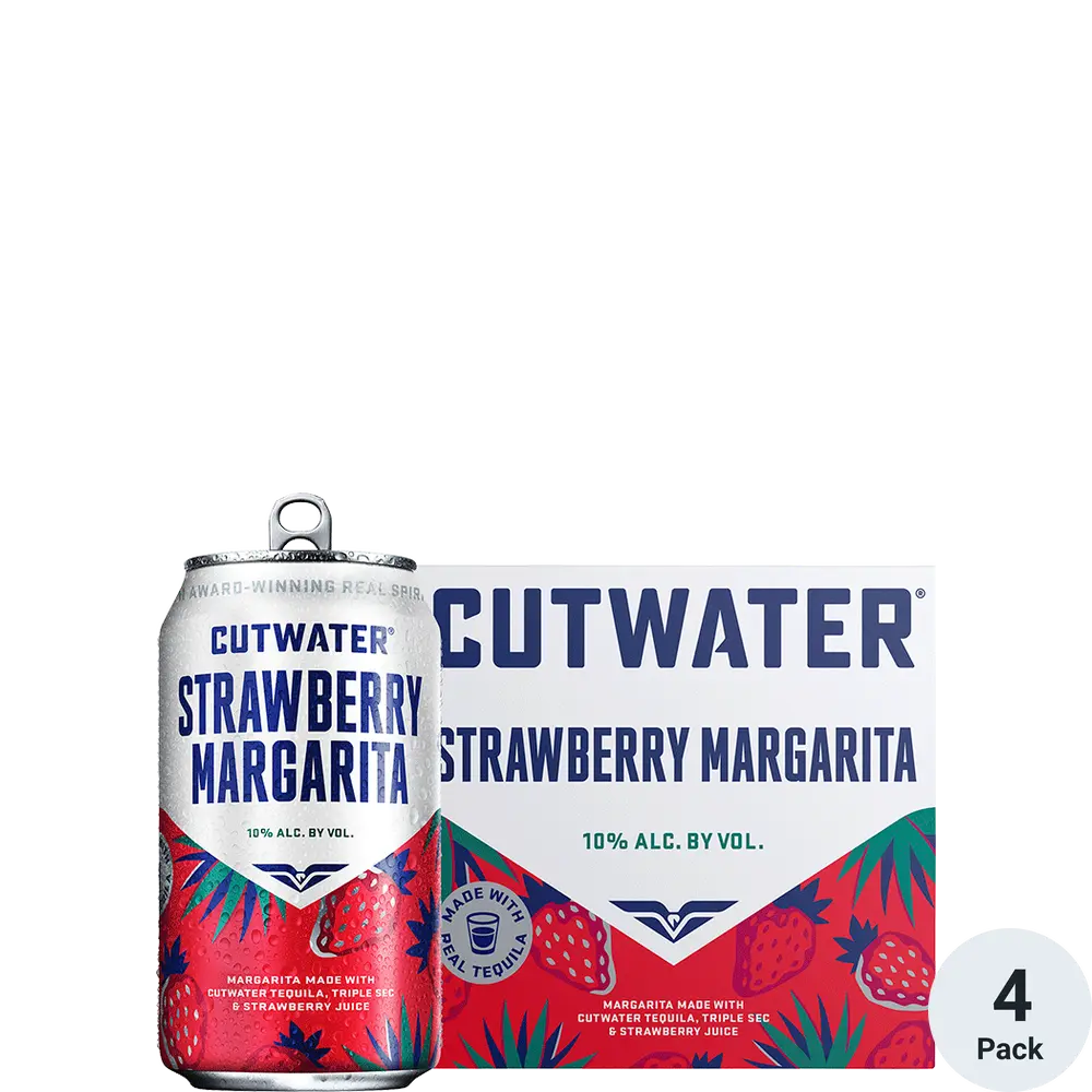 Cutwater Strawberry Margarita 4 Pack