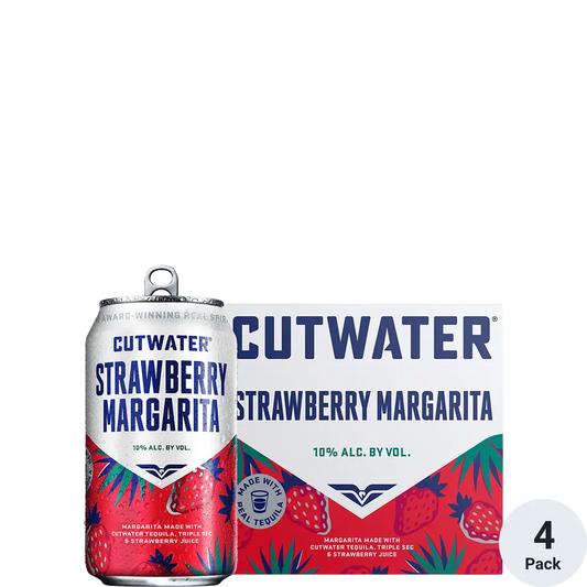 Cutwater Strawberry Margarita 4 Pack