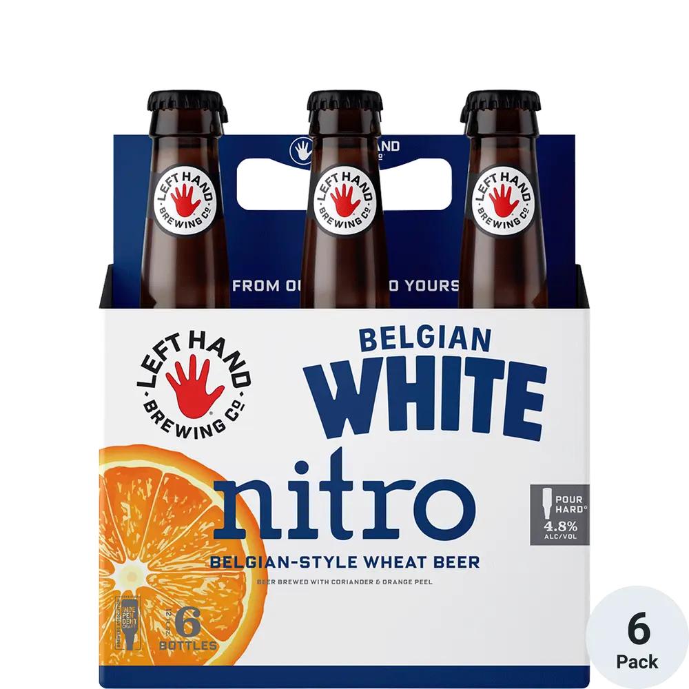 Left Hand Belgian White Nitro 6 Pack