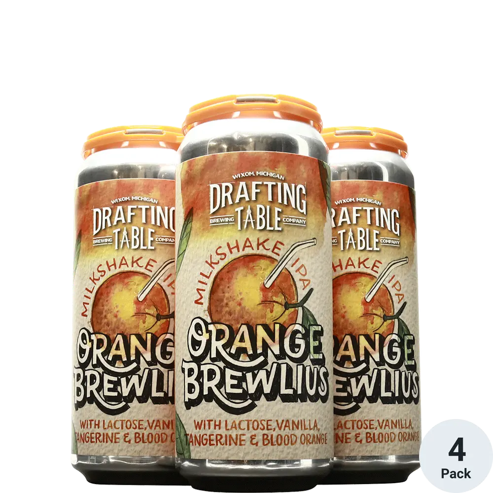 Drafting Table Orange Brewlius IPA 4 Pack