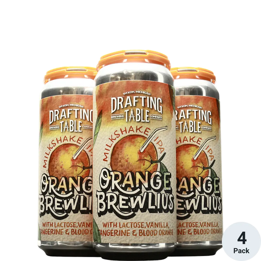 Drafting Table Orange Brewlius IPA 4 Pack