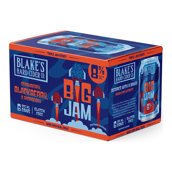 Blakes Hard Cider Big Jam Triple Jam Series 6 Pack Can