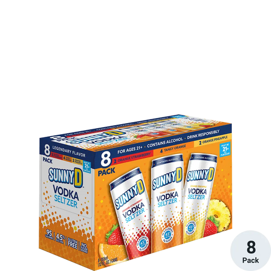 Sunny D Vodka Soda Variety Classic 8 Pack - Wine Palace