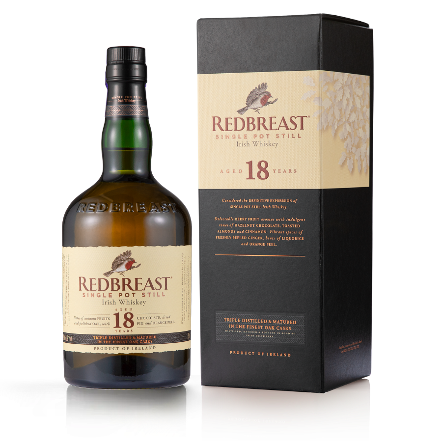 Redbreast Single Pot Still Irish Whiskey Aged 18 Years