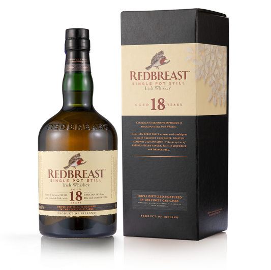 Redbreast Single Pot Still Irish Whiskey Aged 18 Years