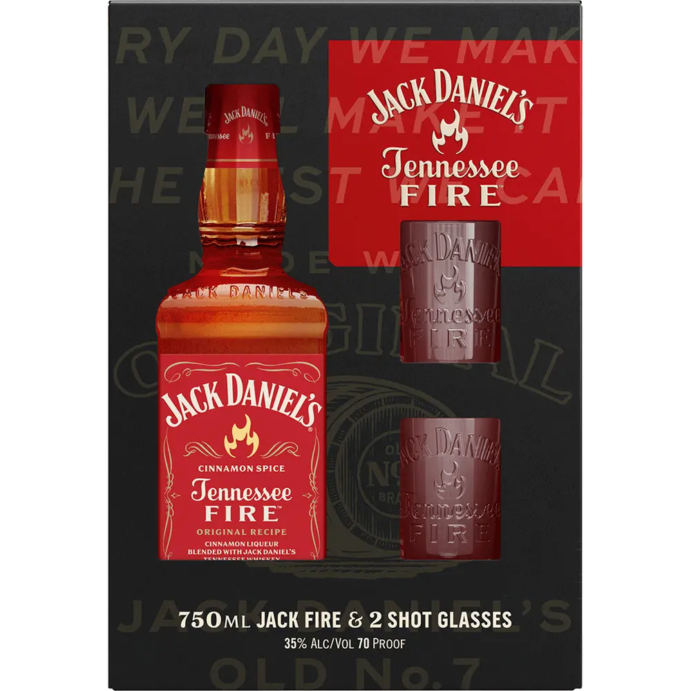 Jack Daniel's Tennesse Fire Whiskey Gift Box