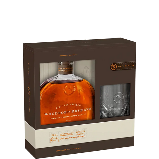 Woodford Reserve Bourbon Kentucky Gift Set with Glass