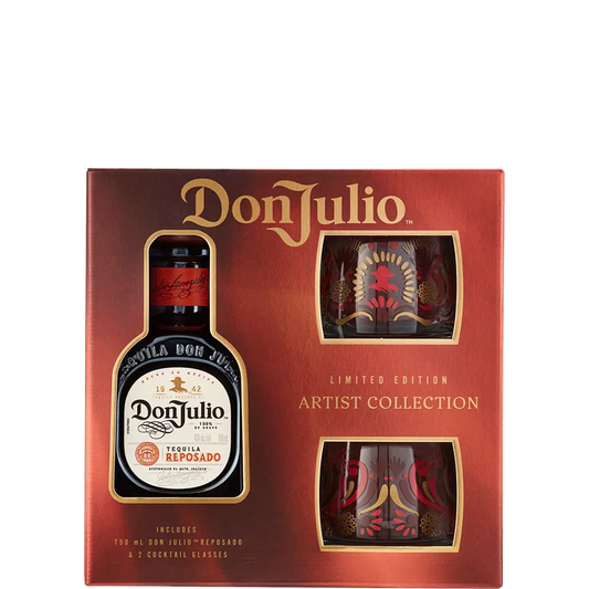 Don Julio Reposado Tequila Gift Set with Two Glasses