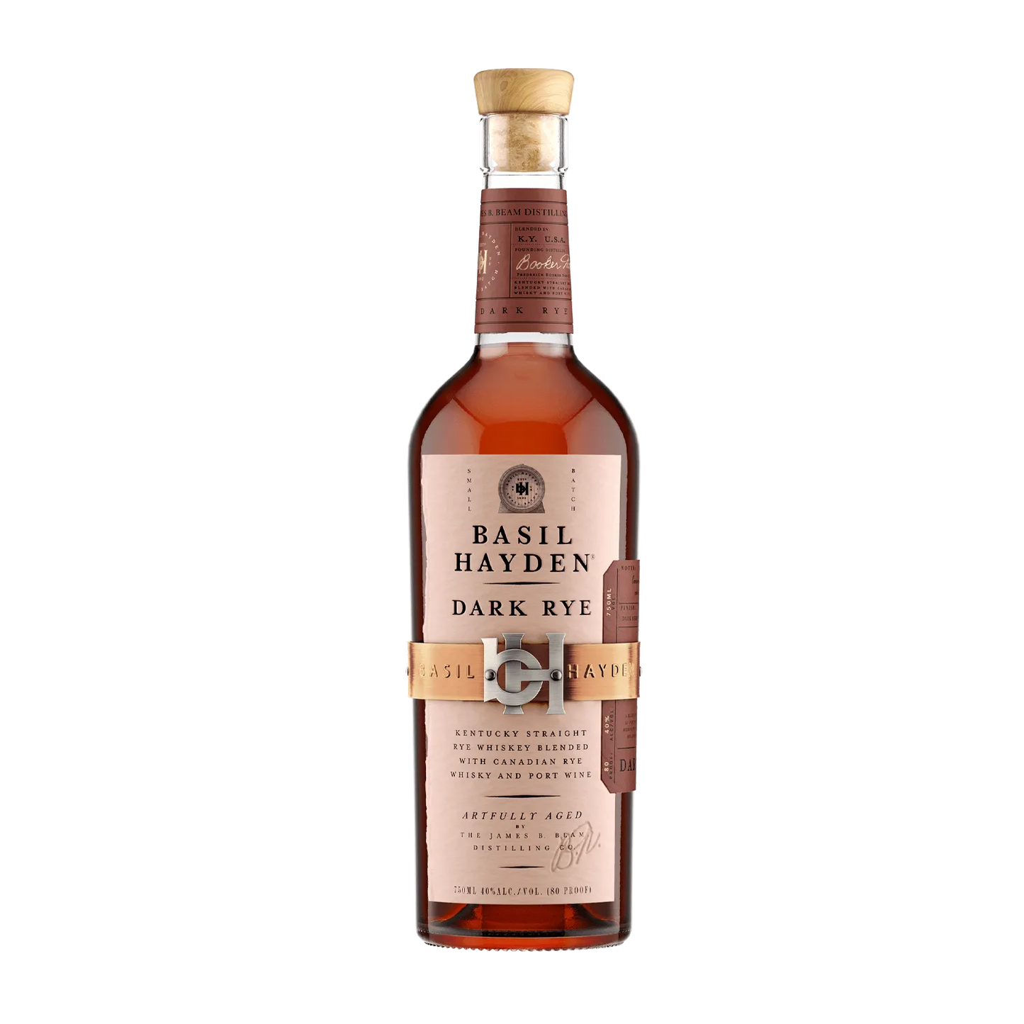 Basil Haydens Whiskey Dark Rye Kentucky 750ml