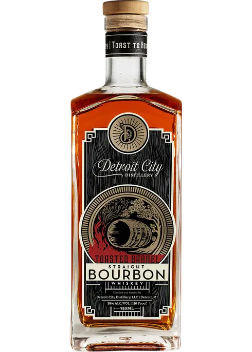 Detroit City Toasted Barrel Straight Bourbon Whiskey