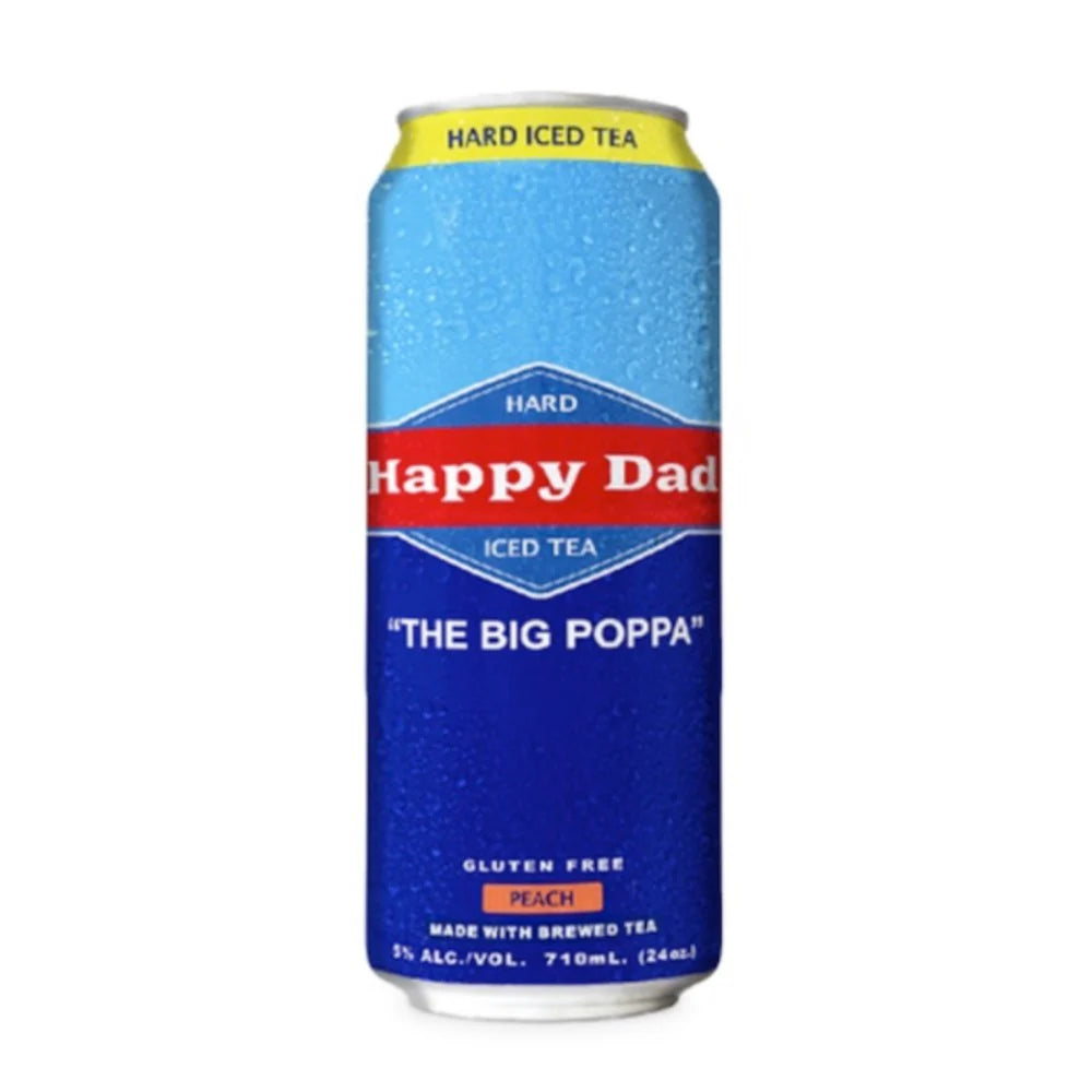 Hard Happy Dad "The Big Poppa" Peach Single Can