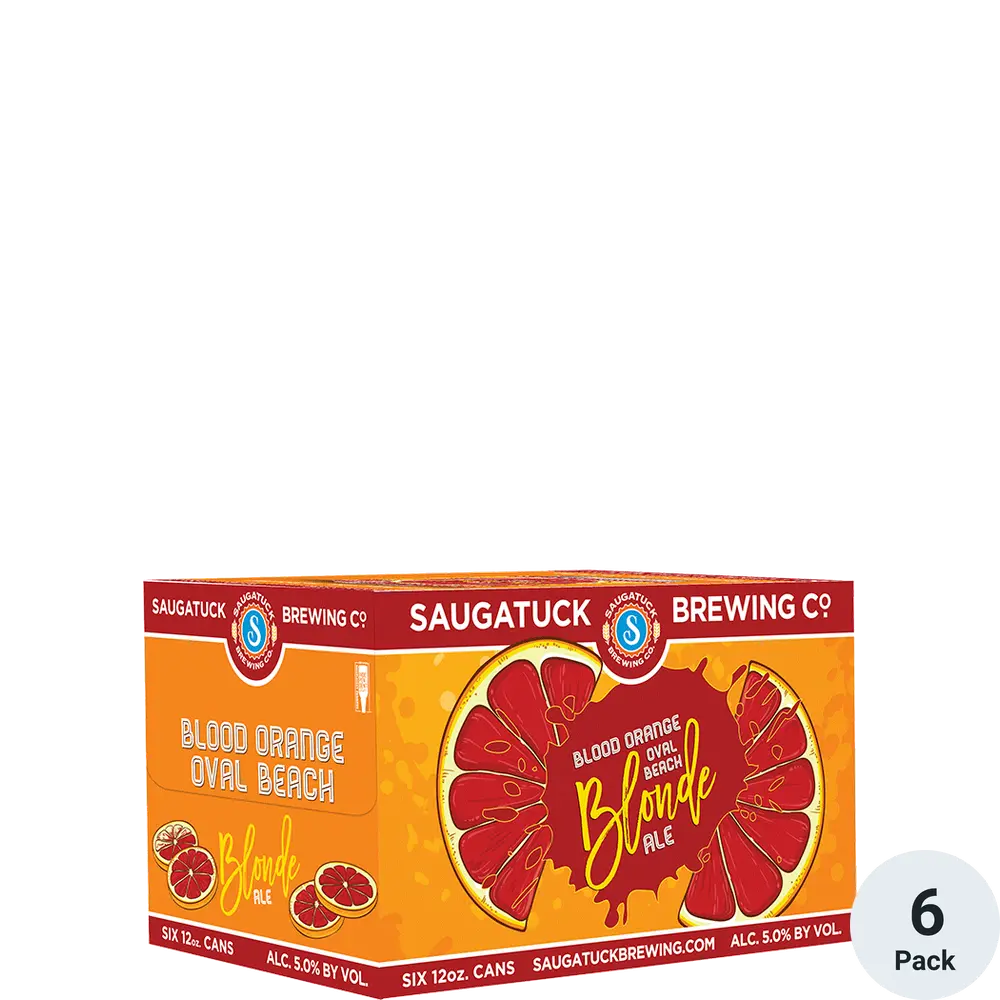 Saugatuck Blood Orange Oval Beach Blonde