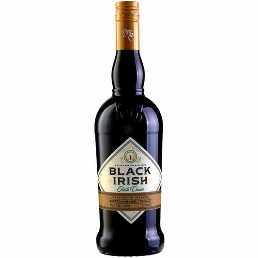 Black Irish Salted Caramel Irish Cream Liqueur