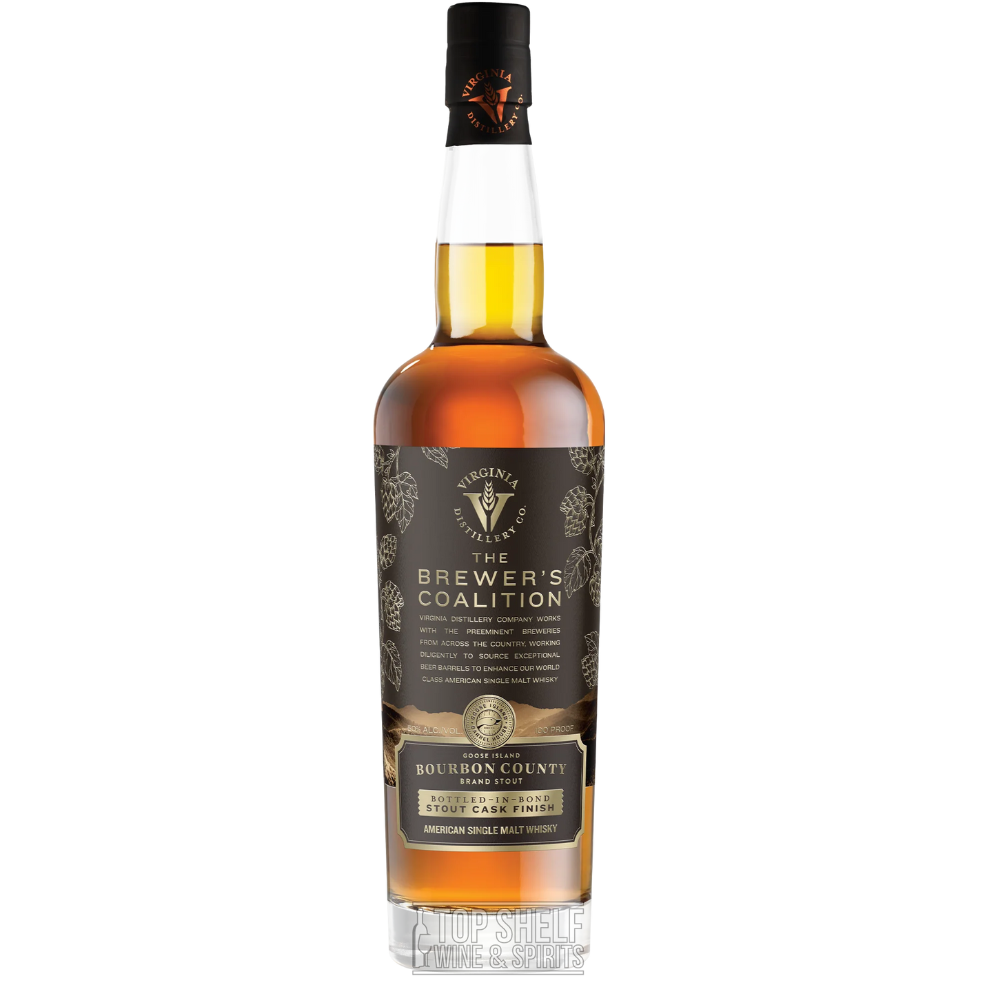 Virginia Distillery Co. Goose Island Bourbon County Stout Bottled-In-Bond Stout Cask Finish - Brewer's Coalition