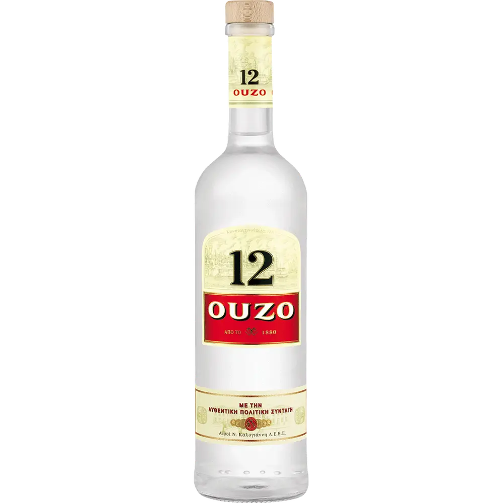 12 Ouzo Greek Liqueur