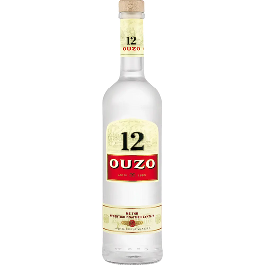 12 Ouzo Greek Liqueur