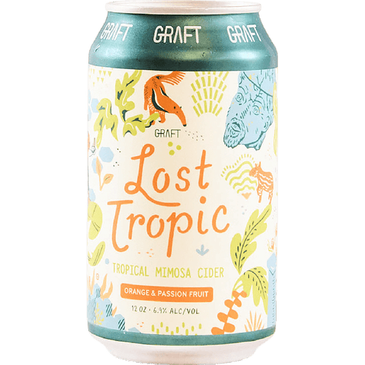 Graft Lost Tropic Tropical Mimosa Cider Orange and Passionfruit